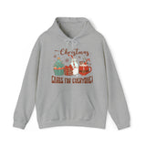 Christmas Carbs For Everyone Hoodie Sweatshirt Retro Colorful Silly Printify