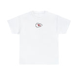 Taylor Swift Kansas City Chiefs Unisex Cotton Short Sleeved T-Shirt Travis Kelce 87 Printify