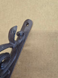 Cast Iron Sign Hanging Bracket: 12 Inch Scroll Design