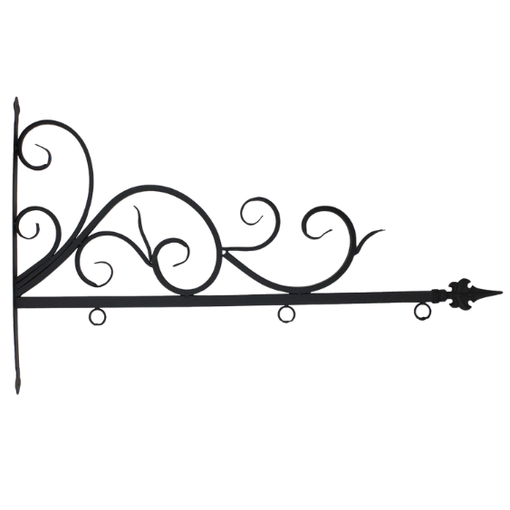 Sign Bracket - NO SIGN 40"y Scroll Fancy Style
