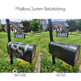 Refurbish Metal Mailbox and Post Service - LOCAL