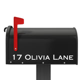 Mailbox Number Decal Address Decal