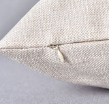 Natural Linen Pillow - Nolensville, TN - Your City and State Plush