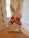 24" Custom Wood Bunny with Stand Darice