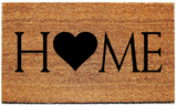 HOME Doormat with Image in Place of "O"/Welcome Mat - 3 Sizes to Choose From Plush
