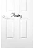 Pantry Vinyl Decal for Door or Wall Plush