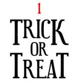 Halloween Stickers, Trick or Treat Stickers, Vinyl Stickers Custom Halloween and Fall Stickers, Fall Decor, Halloween Decor Plush