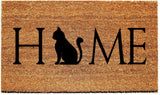 HOME Doormat with Image in place of "O" - Welcome Mat - Door Mat - Choose from 4 Sizes Plush