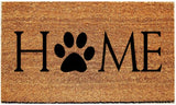 HOME Doormat with Image in place of "O" - Welcome Mat - Door Mat - Choose from 4 Sizes Plush