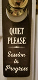 Custom Wood Sign- 3 1/2 x 9 1/2 Door Knob Handle Plush