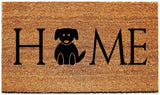 HOME Doormat with Image in place of "O" - Welcome Mat - Door Mat - Choose from 4 Sizes Plush