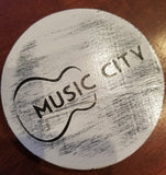 Set of 4 Wood Coasters 4x4 - Tennessee Themed Plush