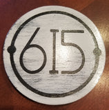 Set of 4 Wood Coasters 4x4 - Tennessee Themed Plush
