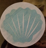 Set of 4 Wood Coasters 4x4 - Florida/Beach Themed Plush