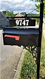 Custom Metal Address Plate/Number Plate for Mailbox Plush