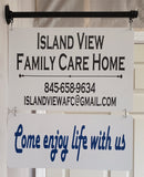 Custom 2-Sided Indoor/Outdoor Metal Piggyback Sign Plush