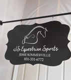 2-Sided Custom Shaped Outdoor Metal Sign - NO BRACKET - Perfect for Businesses, House Signs and more! - Many sizes to choose from Plush