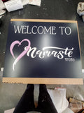 1-sided Custom Metal Sign - No Bracket Plush