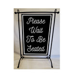 Custom 1-Sided Indoor/Outdoor Countertop/Tabletop Sign with 15"x22" Stand Plush