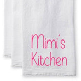 GiGi's Kitchen/Personalized Kitchen Flour Sack Towel-Name Plush
