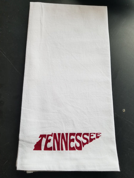 Tennessee State Kitchen Flour Sack Towel - Tea Towel Plush