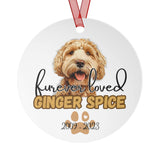 Pet Memorial Ornament for Christmas Tree - Personalized with Your Pet's Breed, Name, and Years of Birth/Death Plush