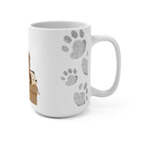 Coffee Mug - My Favorite People are Dogs - Dog Lover's Delight! 15 oz Plush