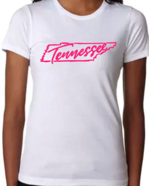 Tennessee T-Shirt - Ladies Plush